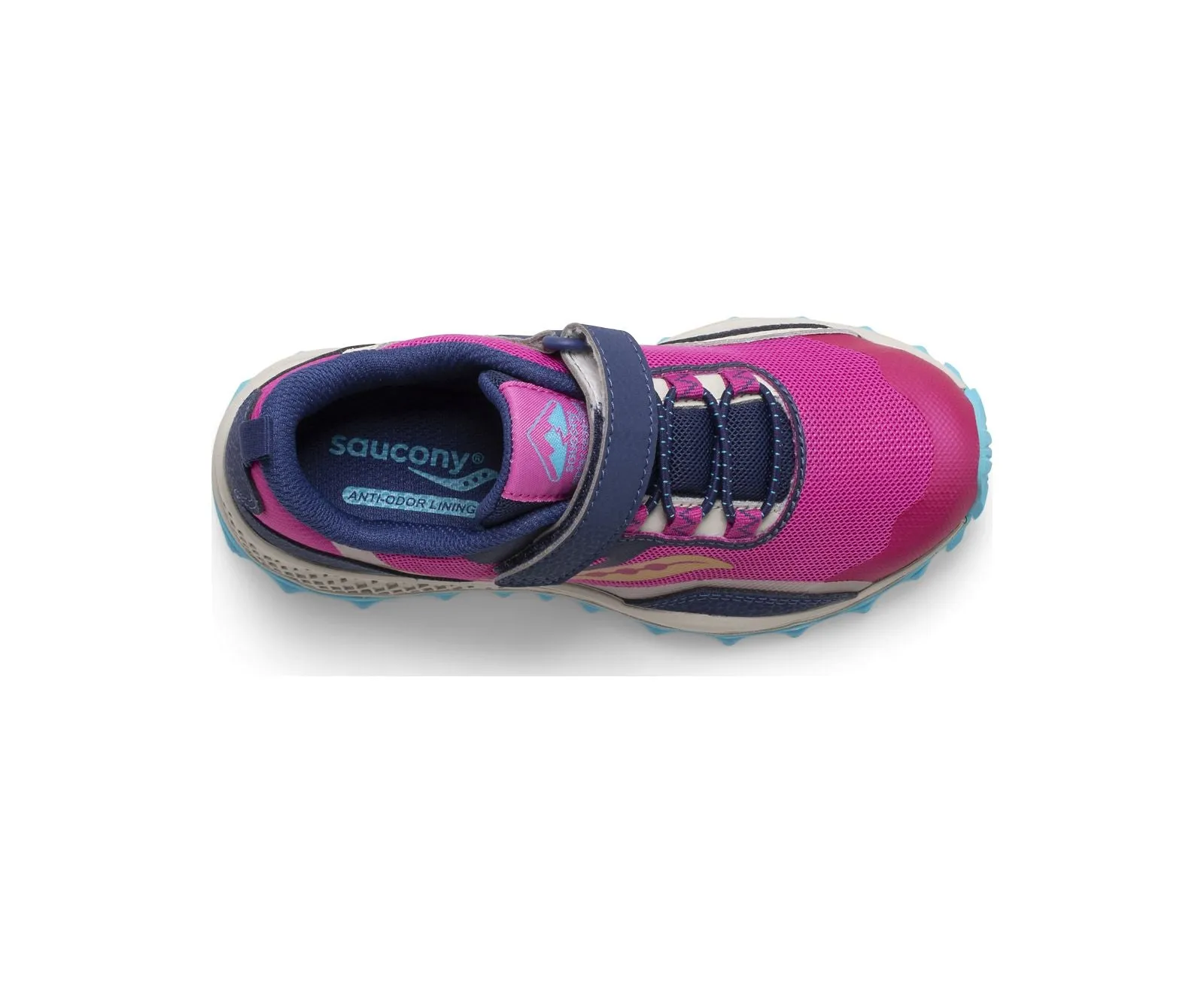 Peregrine 12 Shield Kid's Trail Athletic - Navy/Pink/Turq