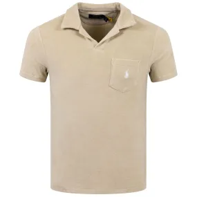 Polo Golf Recycled Poly Polo Spring Beige - SS23