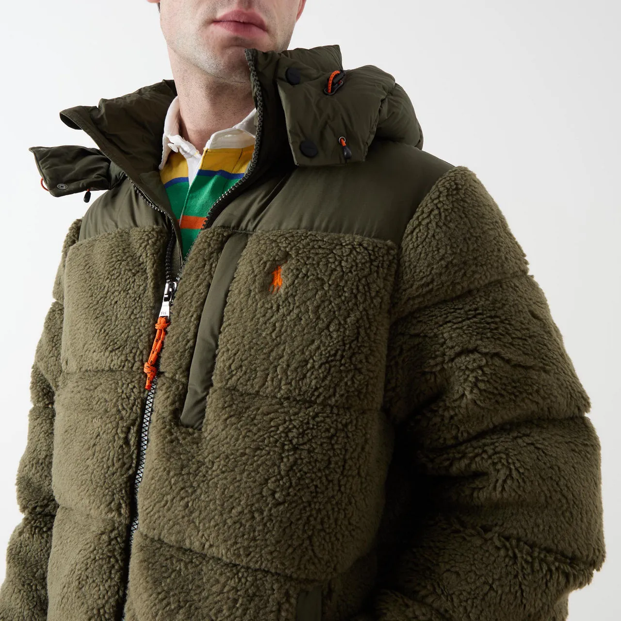 POLO RALPH LAUREN The Gorham Hybrid Down Jacket - Olive