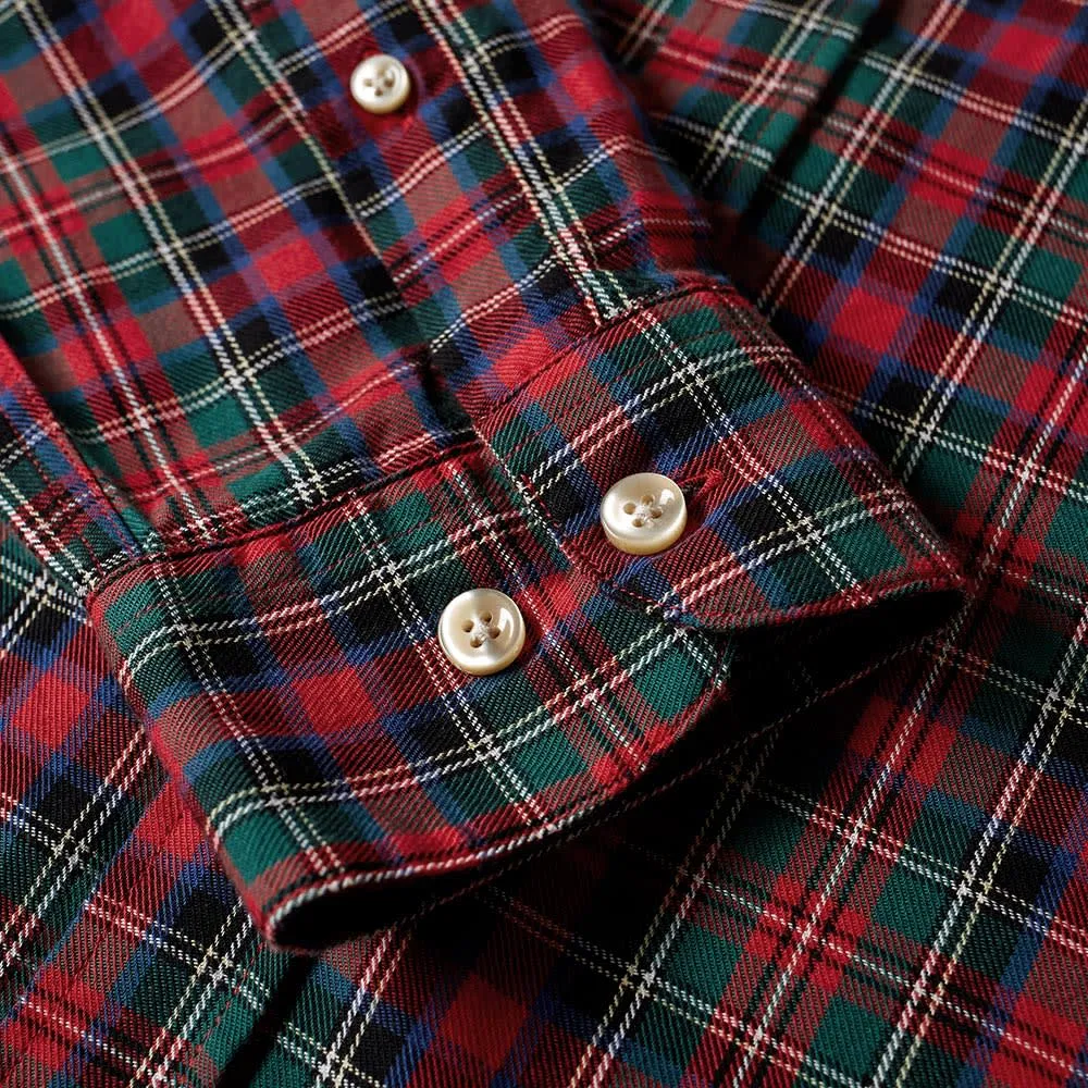 Portuguese Flannel Pousio ShirtRed Tartan