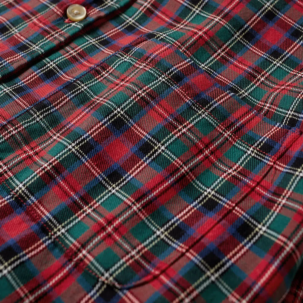 Portuguese Flannel Pousio ShirtRed Tartan