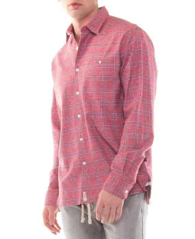 Pratt Plaid Flannel Shirt (Red)