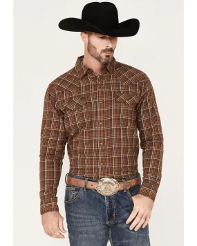 Product Name:  Cody James Men's Rusty Nail Plaid Print Long Sleeve Snap Western Flannel Shirt