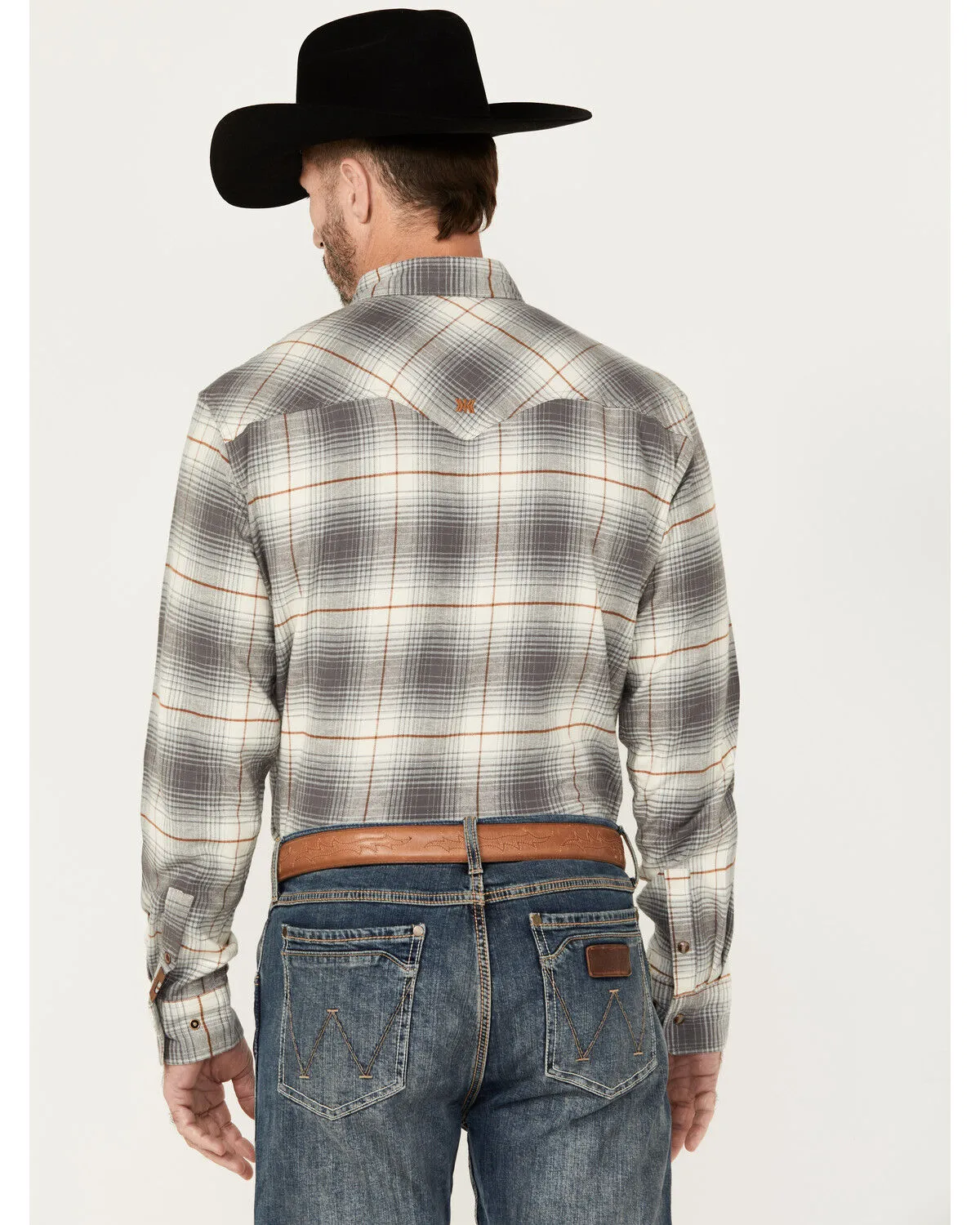 Product Name:  Dakota Grizzly Men's Dutton Plaid Print Long Sleeve Stretch Snap Flannel Shirt