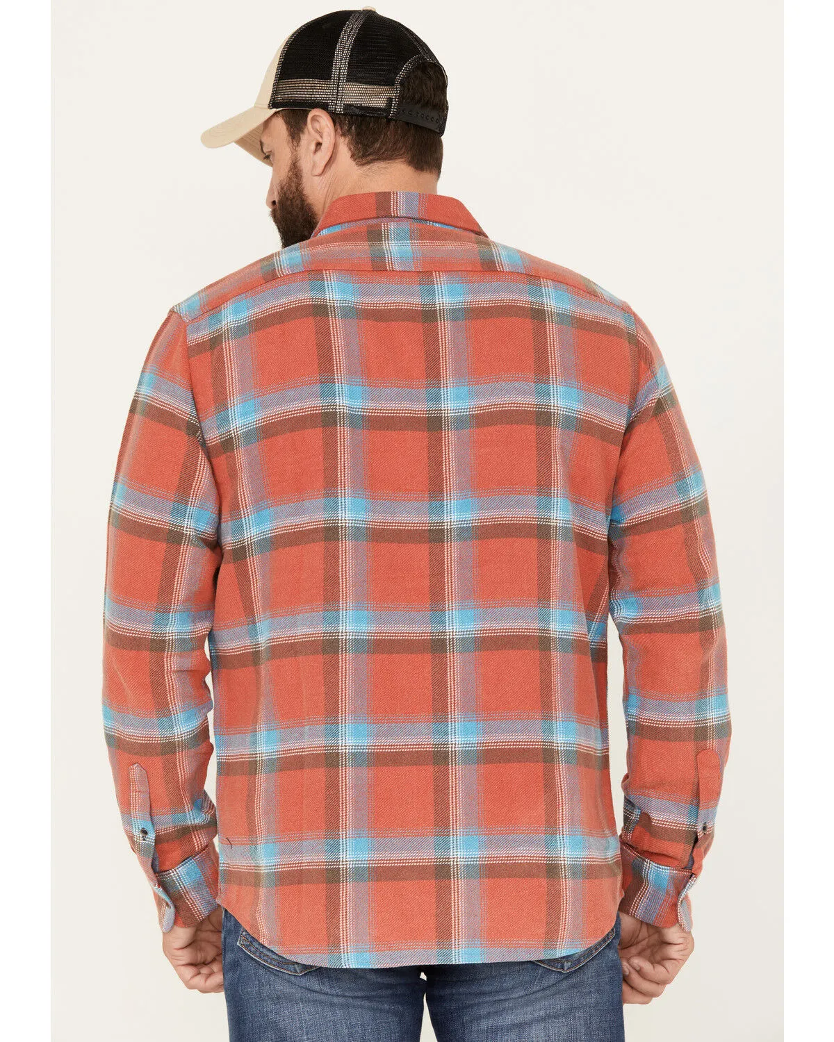 Product Name:  Flag & Anthem Men's Larkspur Long Sleeve Button Down Flannel Shirt