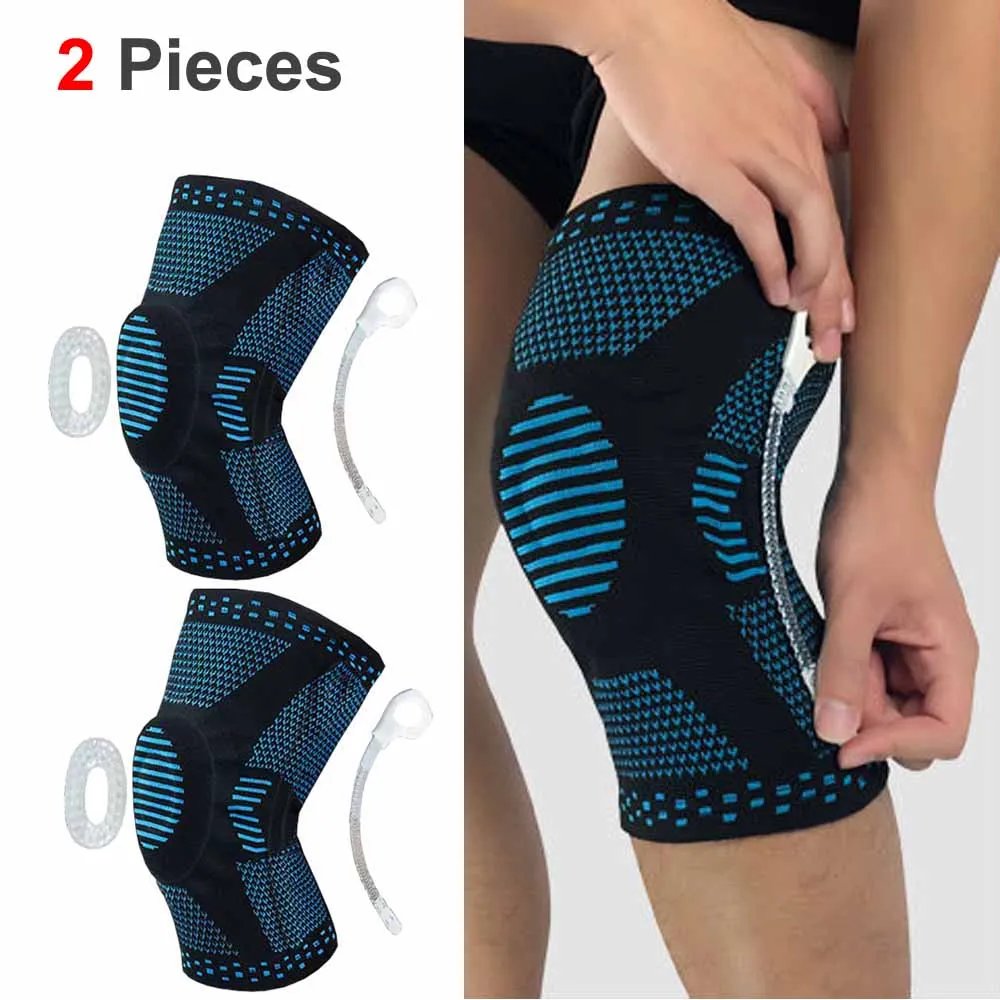 Professional Compression Knee Brace Support Protector For Arthritis Relief, Joint Pain, ACL, MCL, Meniscus Tear, Post Surgery