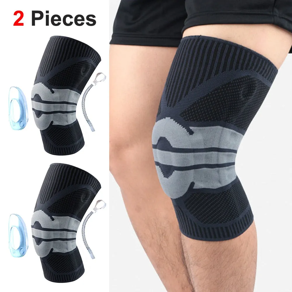 Professional Compression Knee Brace Support Protector For Arthritis Relief, Joint Pain, ACL, MCL, Meniscus Tear, Post Surgery