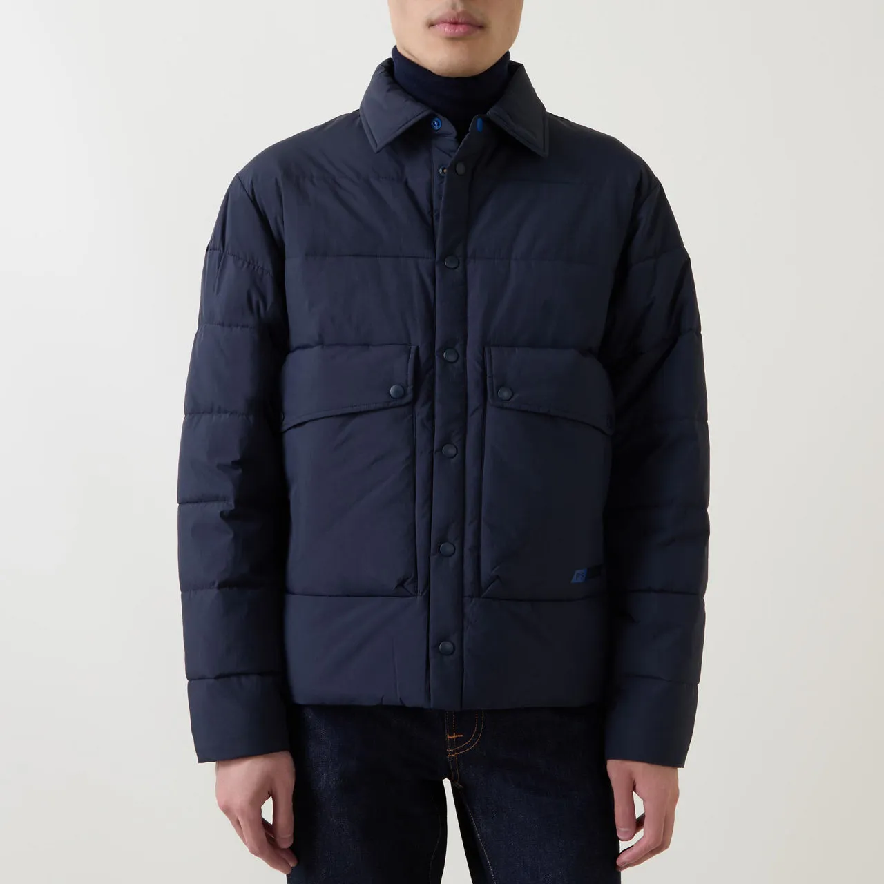 PS PAUL SMITH Fibre Down Jacket - Navy