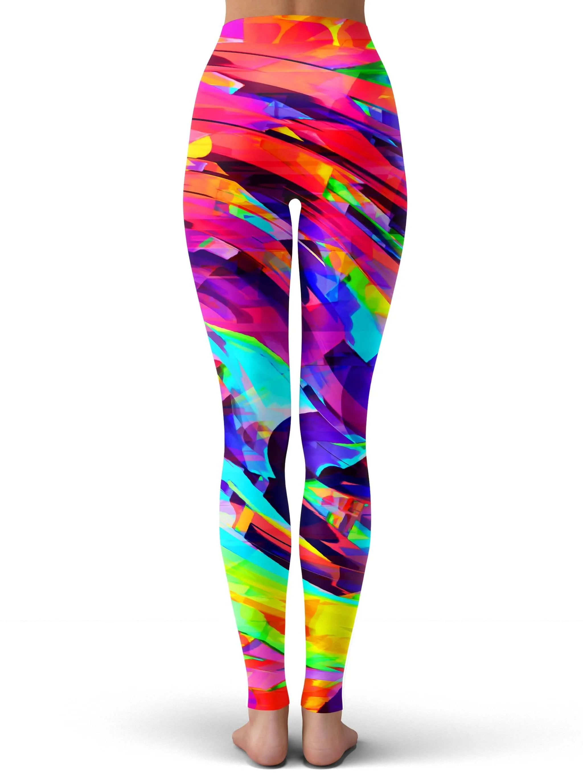 Rainbow Graffiti Explosion Leggings