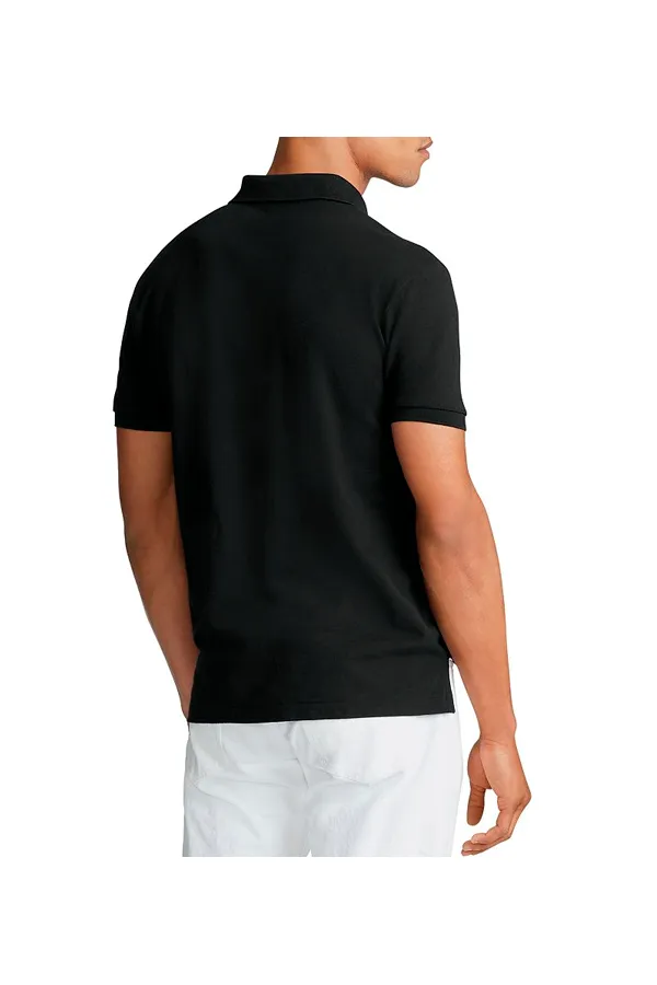 Ralph Lauren Custom Slim Fit Polo Black