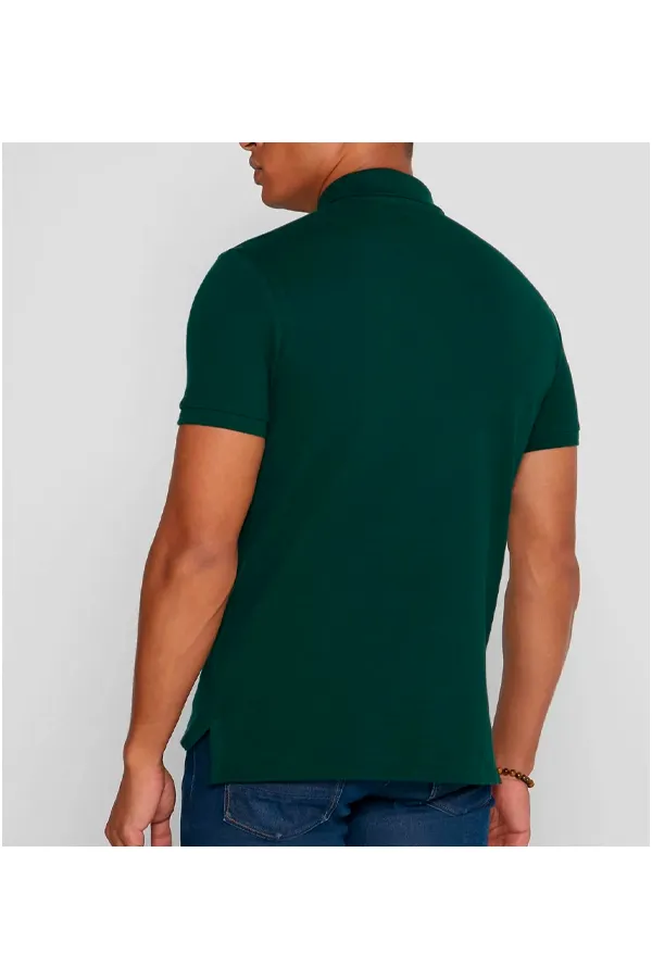 Ralph Lauren Custom Slim Fit Polo Dark Green