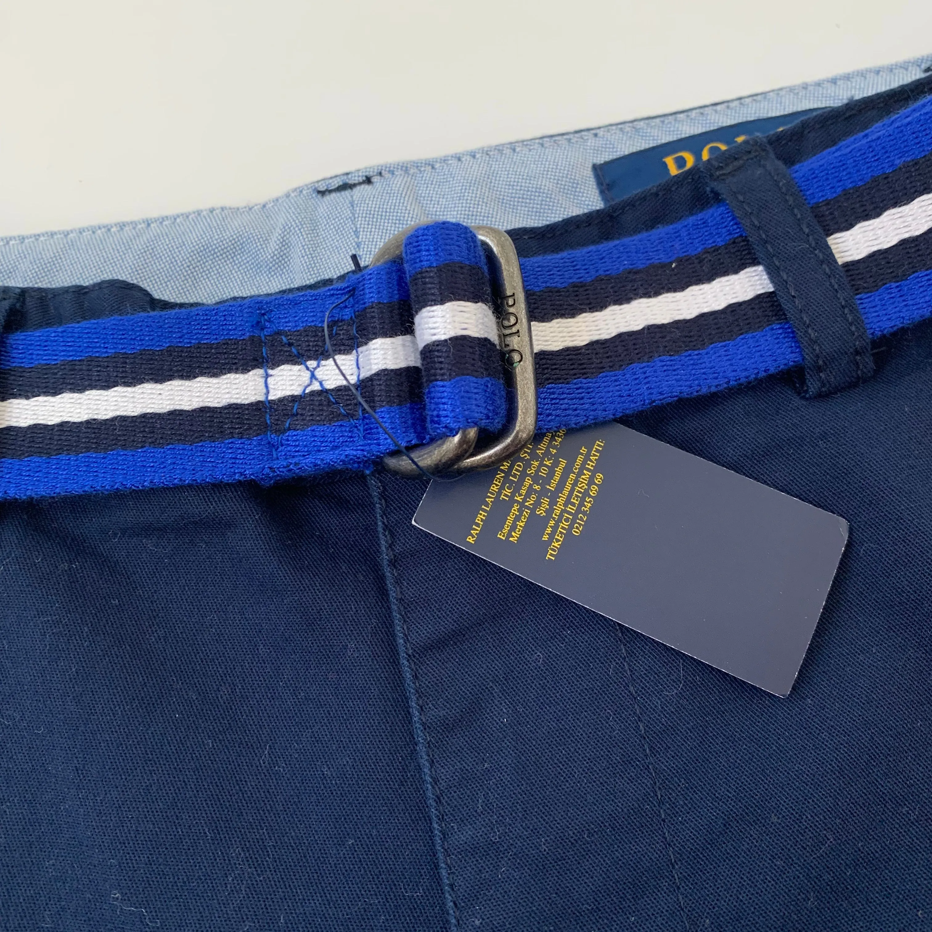 Ralph Lauren Navy Chino Shorts: 12 Years (Brand New)