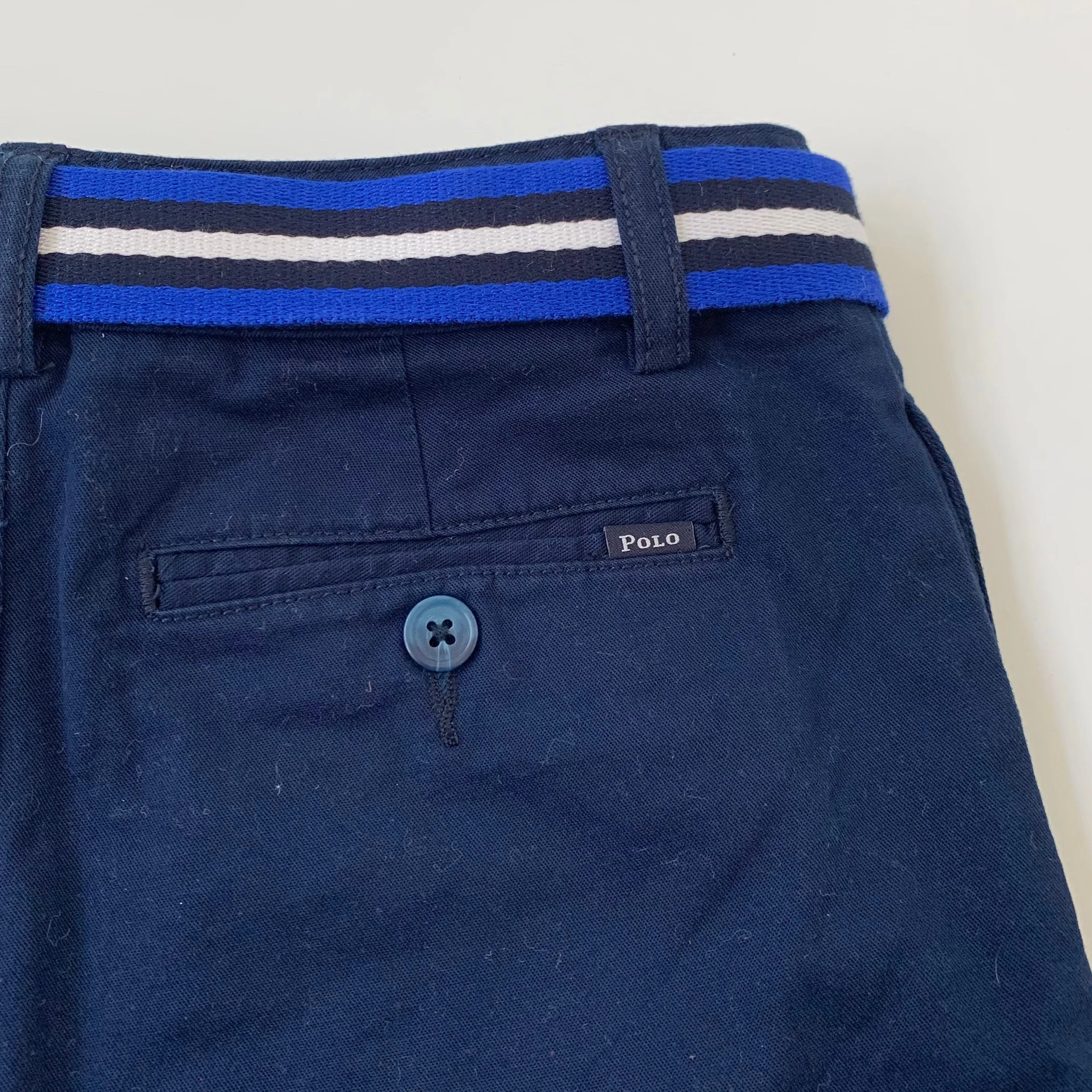 Ralph Lauren Navy Chino Shorts: 12 Years (Brand New)