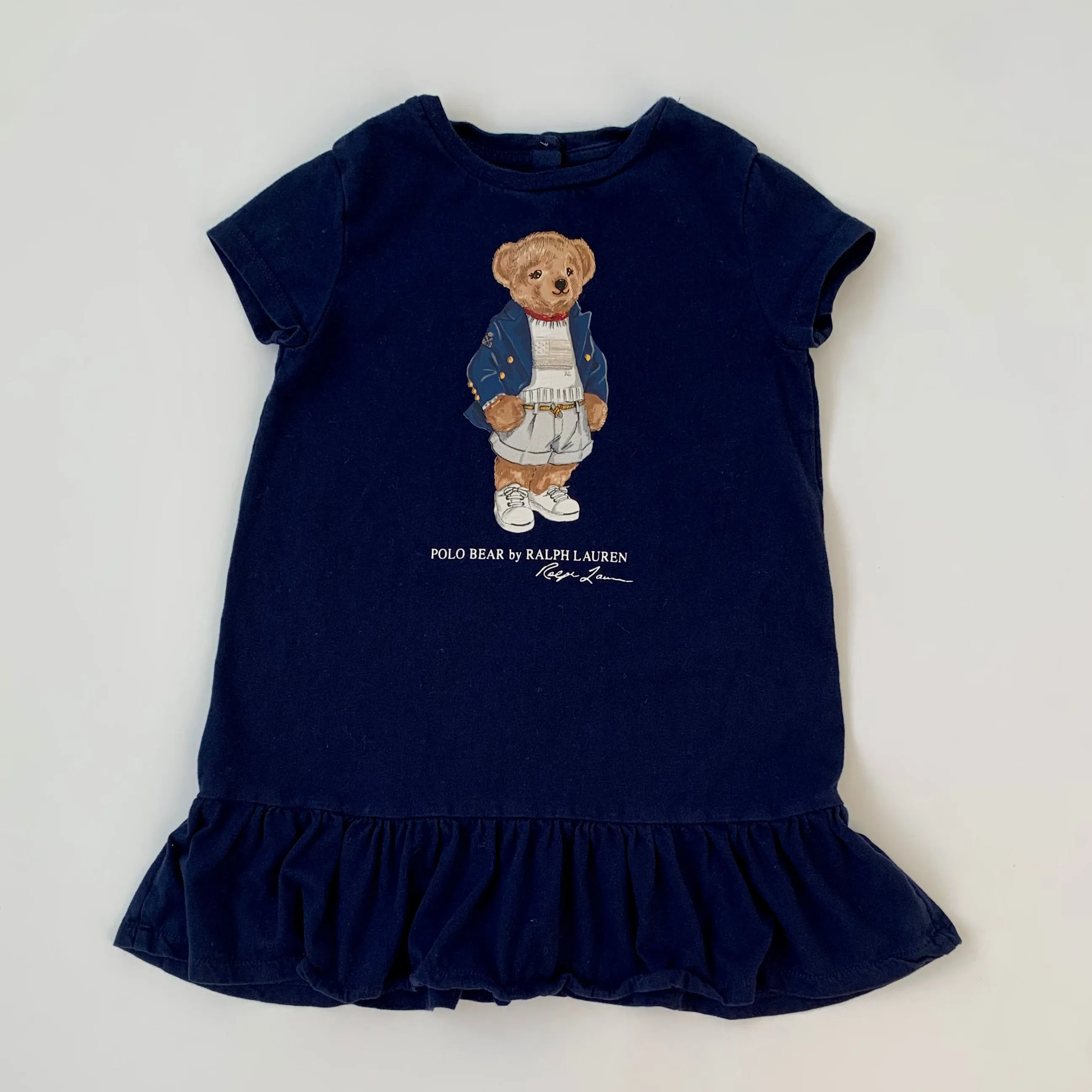 Ralph Lauren Navy Polo Bear Dress: 24 Months