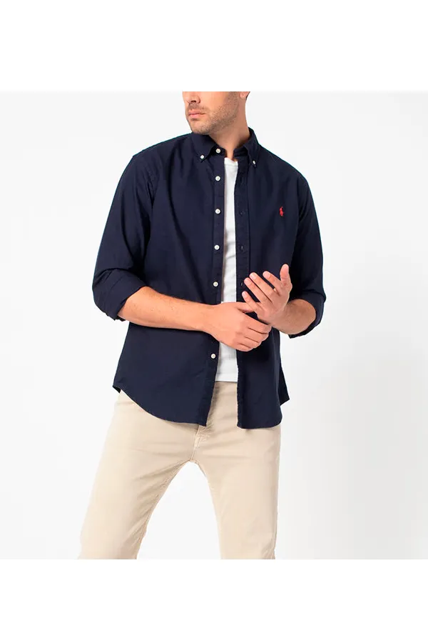 Ralph Lauren Oxford Custom Shirt Navy