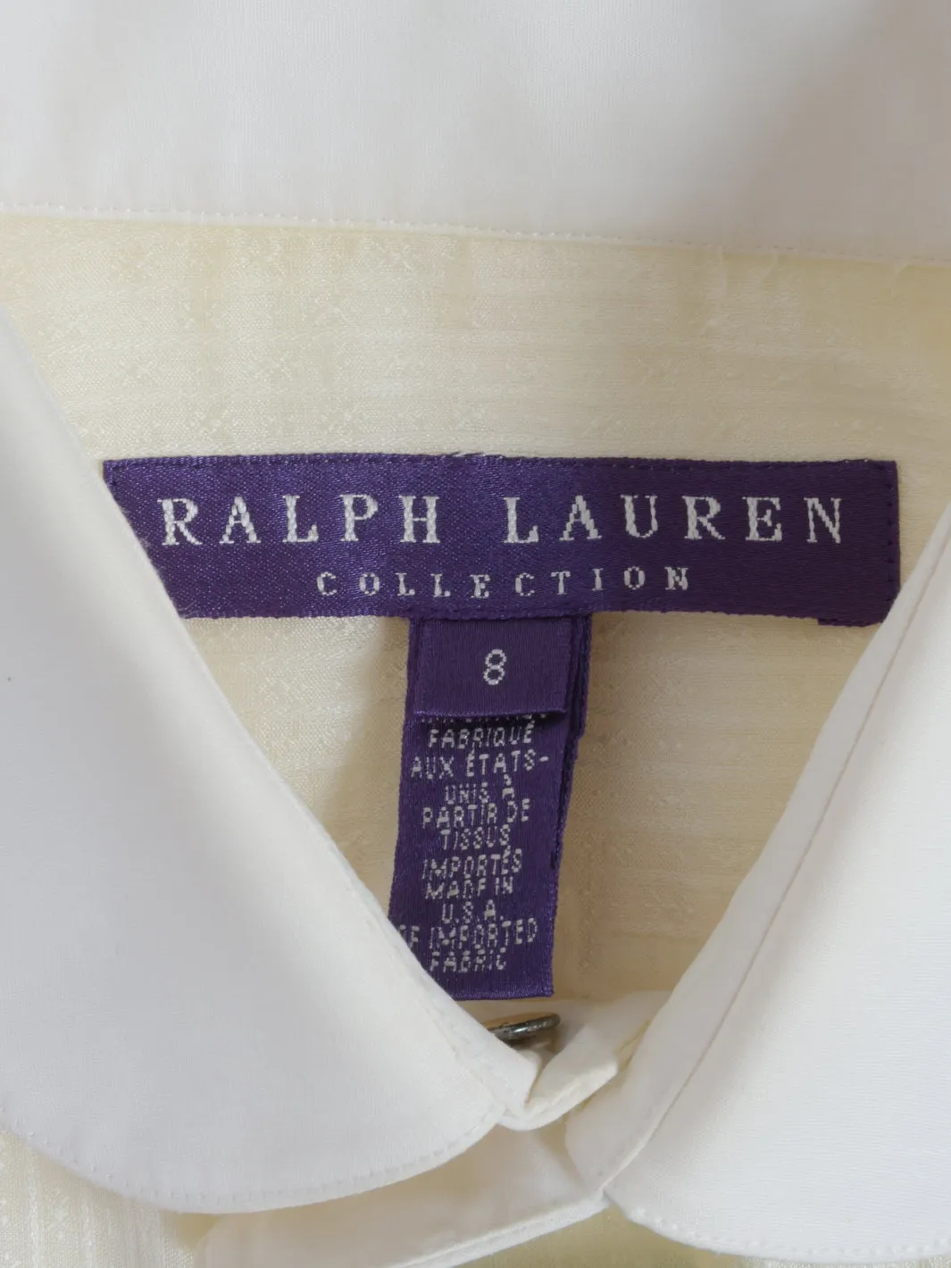 Ralph Lauren Silk Ivory Shirt