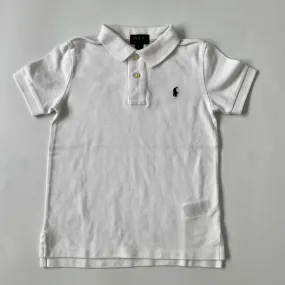 Ralph Lauren White Short Sleeve Polo Shirt: 5 Years