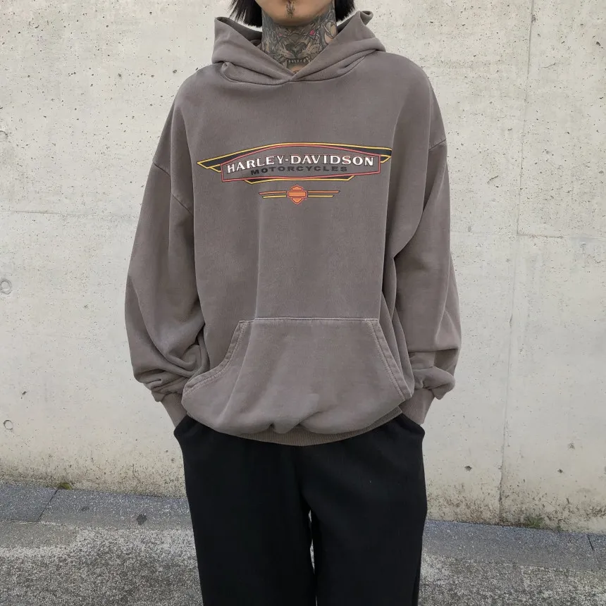 RASHOMONG  |【RASHOMONG】Harley-Davidson KokomoHoodie Shirt (2color)