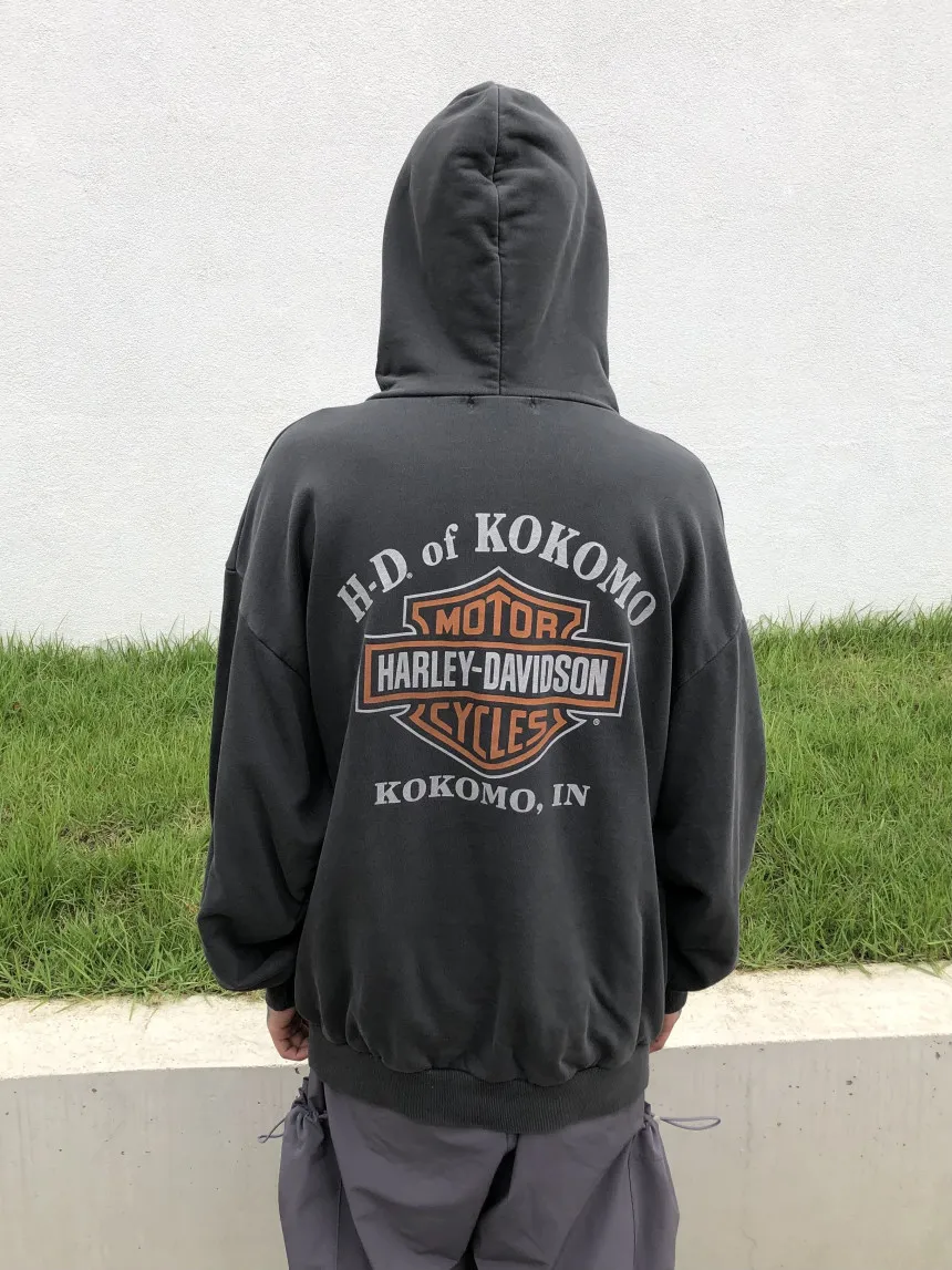 RASHOMONG  |【RASHOMONG】Harley-Davidson KokomoHoodie Shirt (2color)