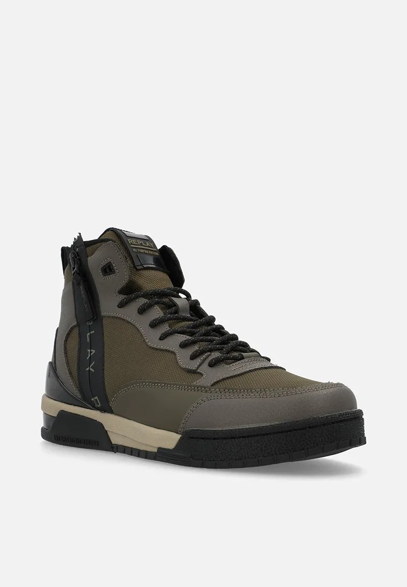 Replay Mens Astro Spectre Shoes Military Green