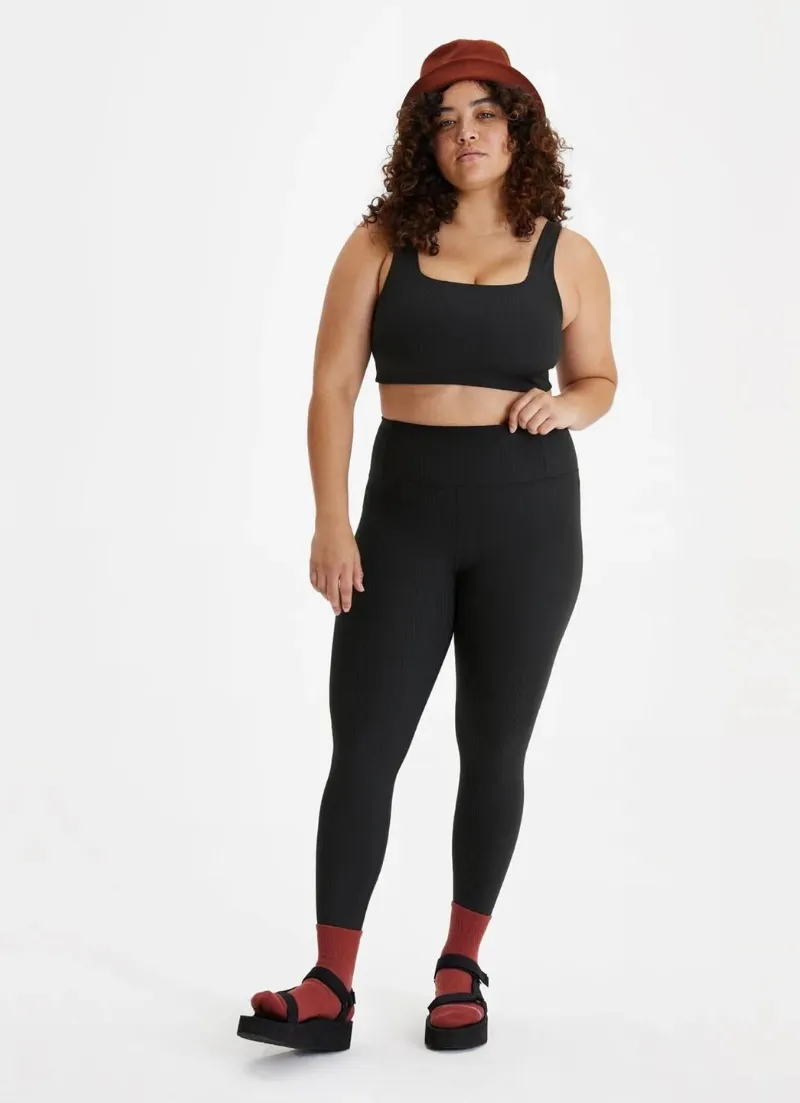 Rib High Rise Legging