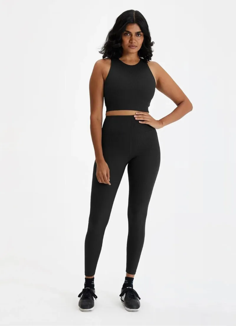 Rib High Rise Legging