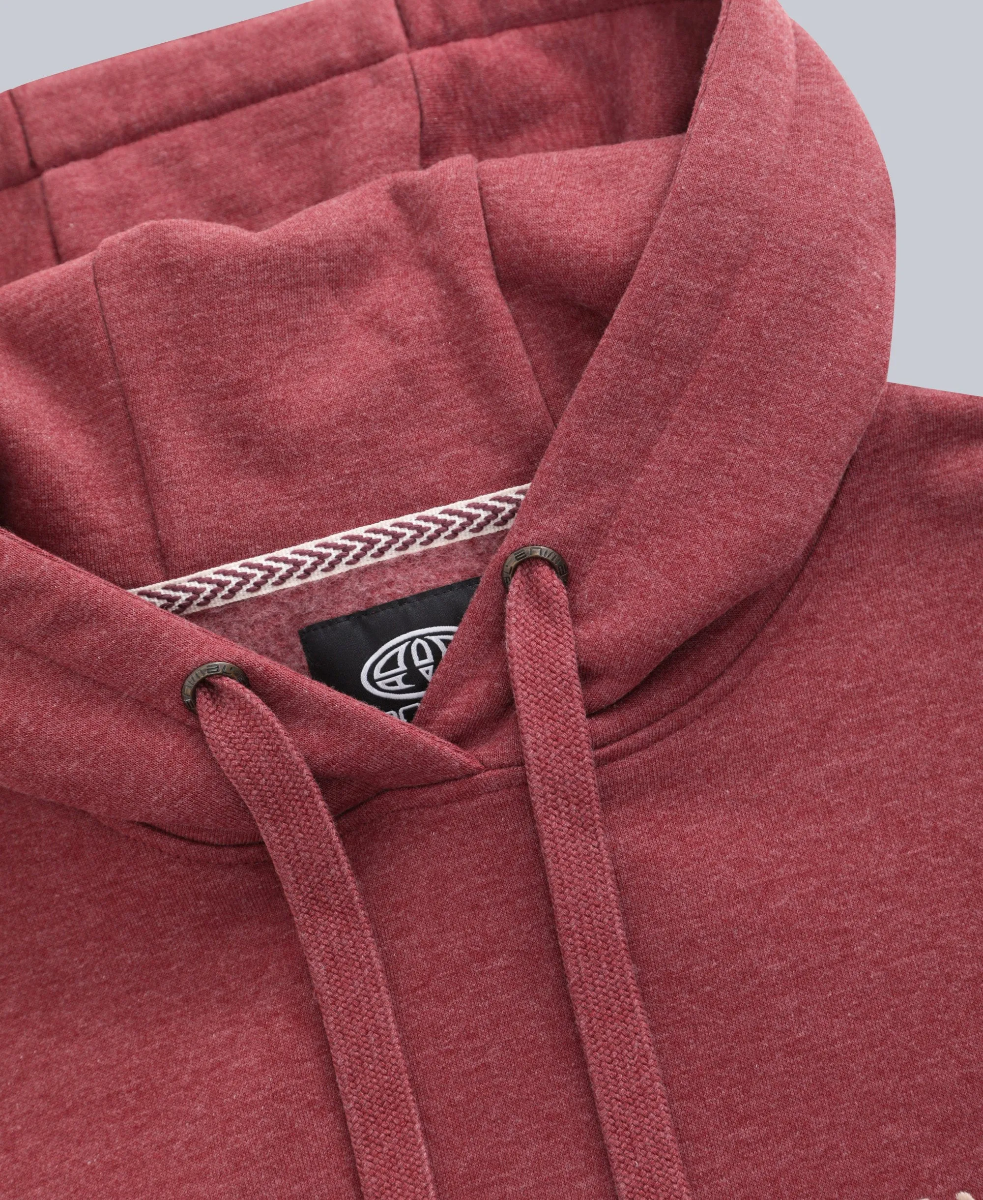 River Mens Hoodie - Burgundy