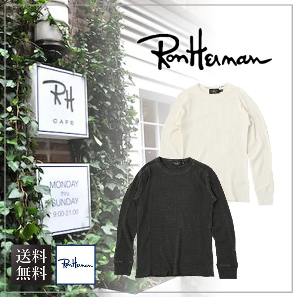 Ron Herman  |Long Sleeves Plain Long Sleeve T-shirt Surf Style