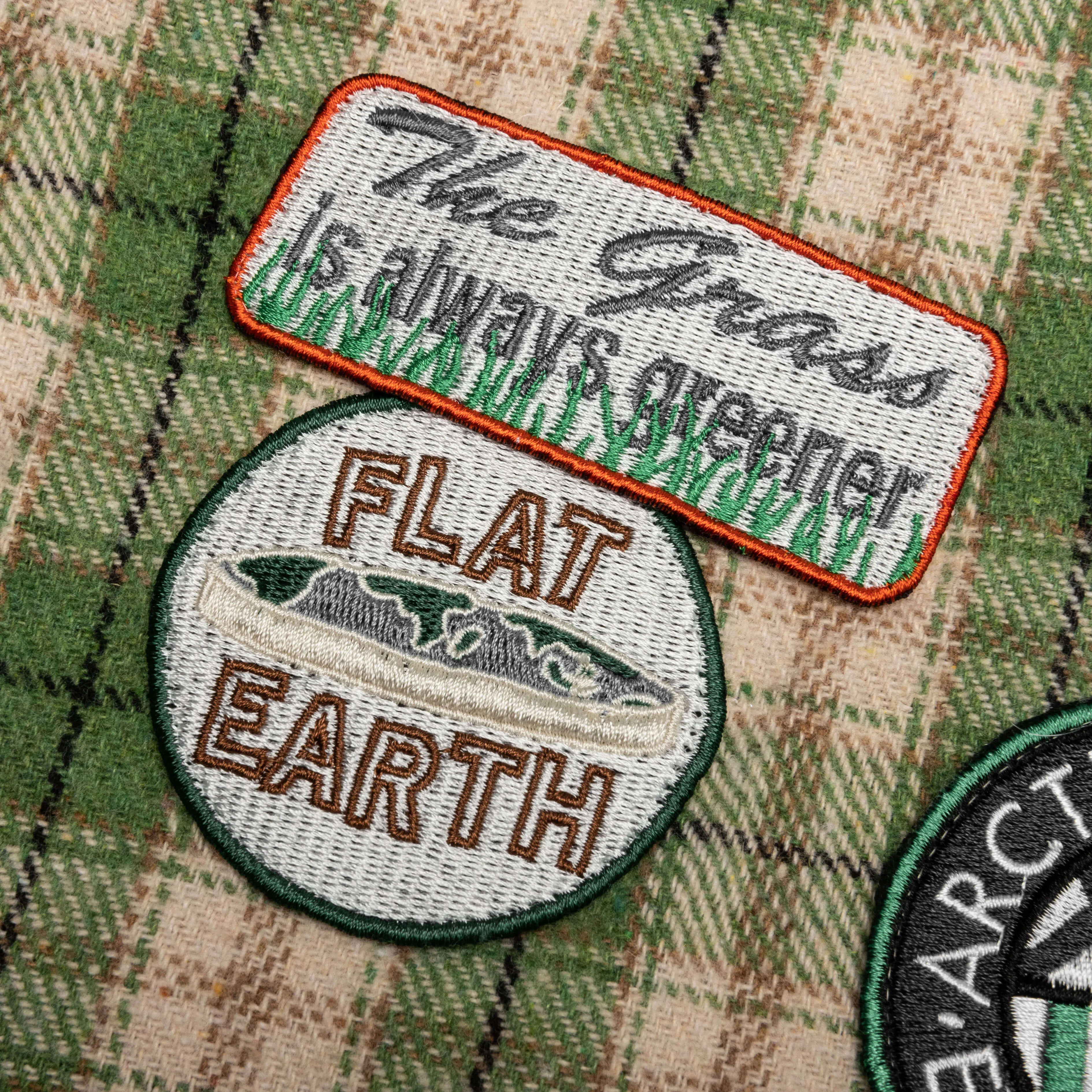 RW Patch Flannel Shirt - Green