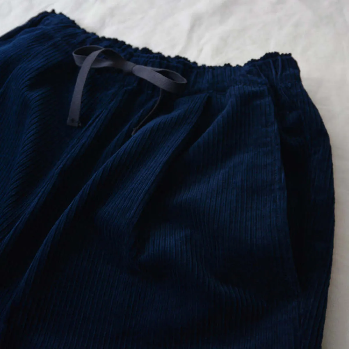 Sandy Corduroy Pants - Indigo Blue