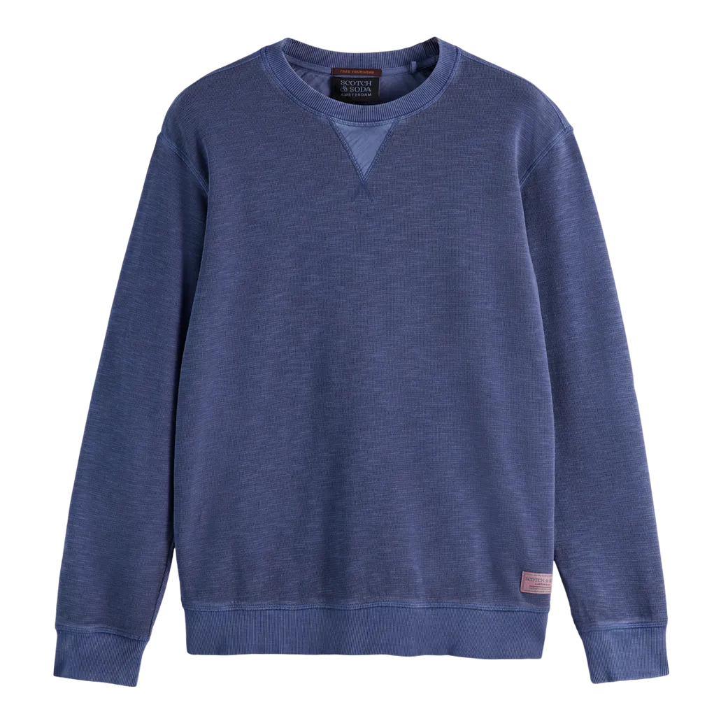 Scotch & Soda Garment Dyed Structured Sweater