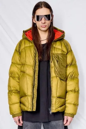 Sheer Down Jacket - Avocado Meteor