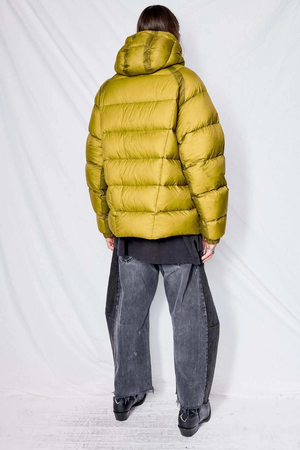 Sheer Down Jacket - Avocado Meteor