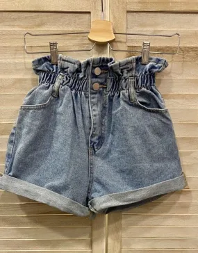 Shorts di jeans a caramella