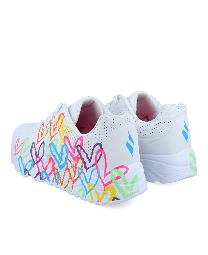 Skechers Uno Lite Spread the Love shoes 314064L