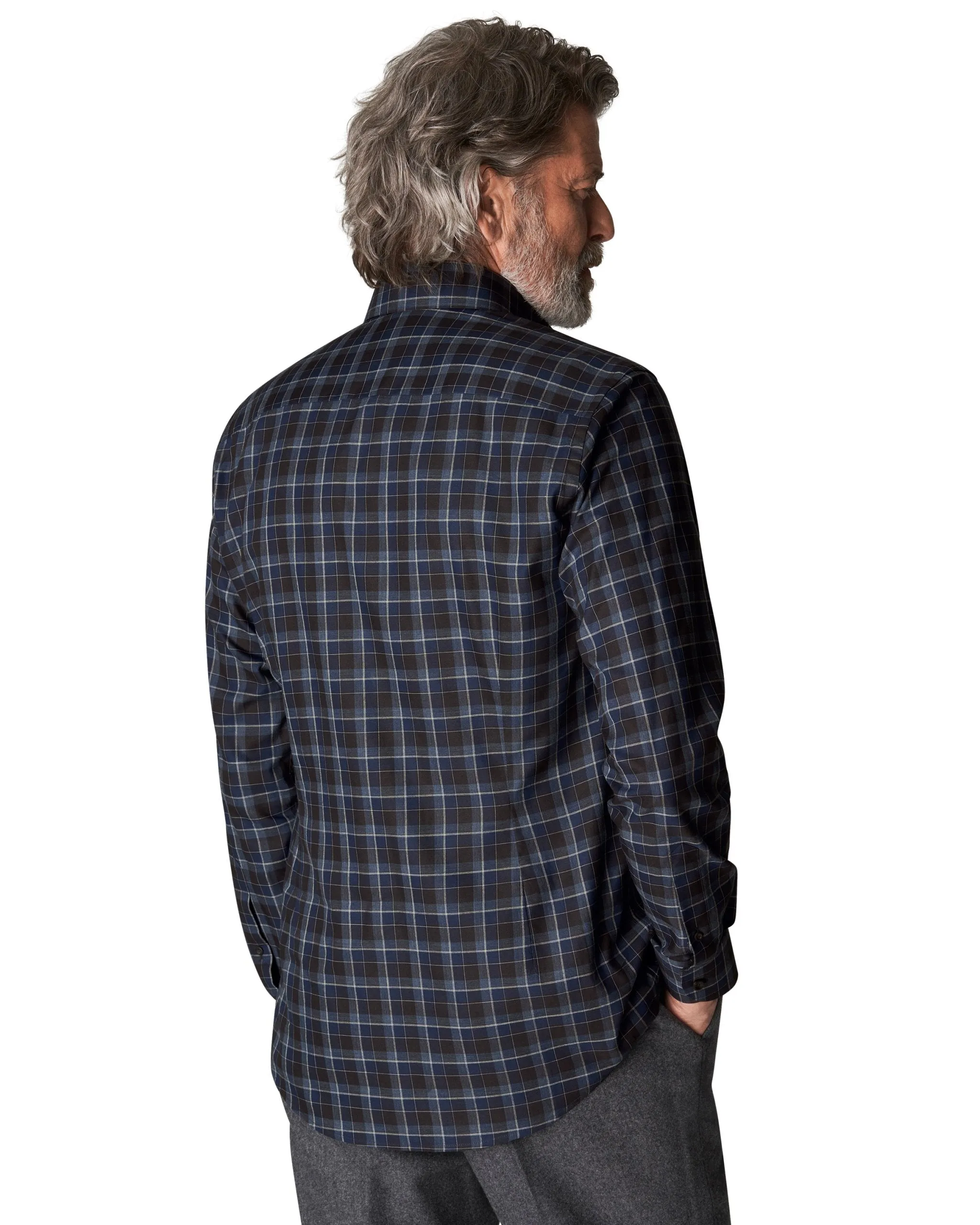 Slim Fit - Checked Flannel Shirt