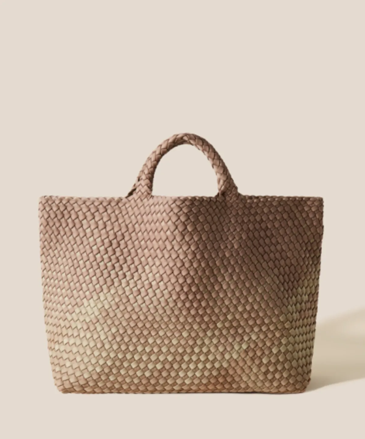 St. Barths Large Tote Bag - Graphic Ombre Bronzed