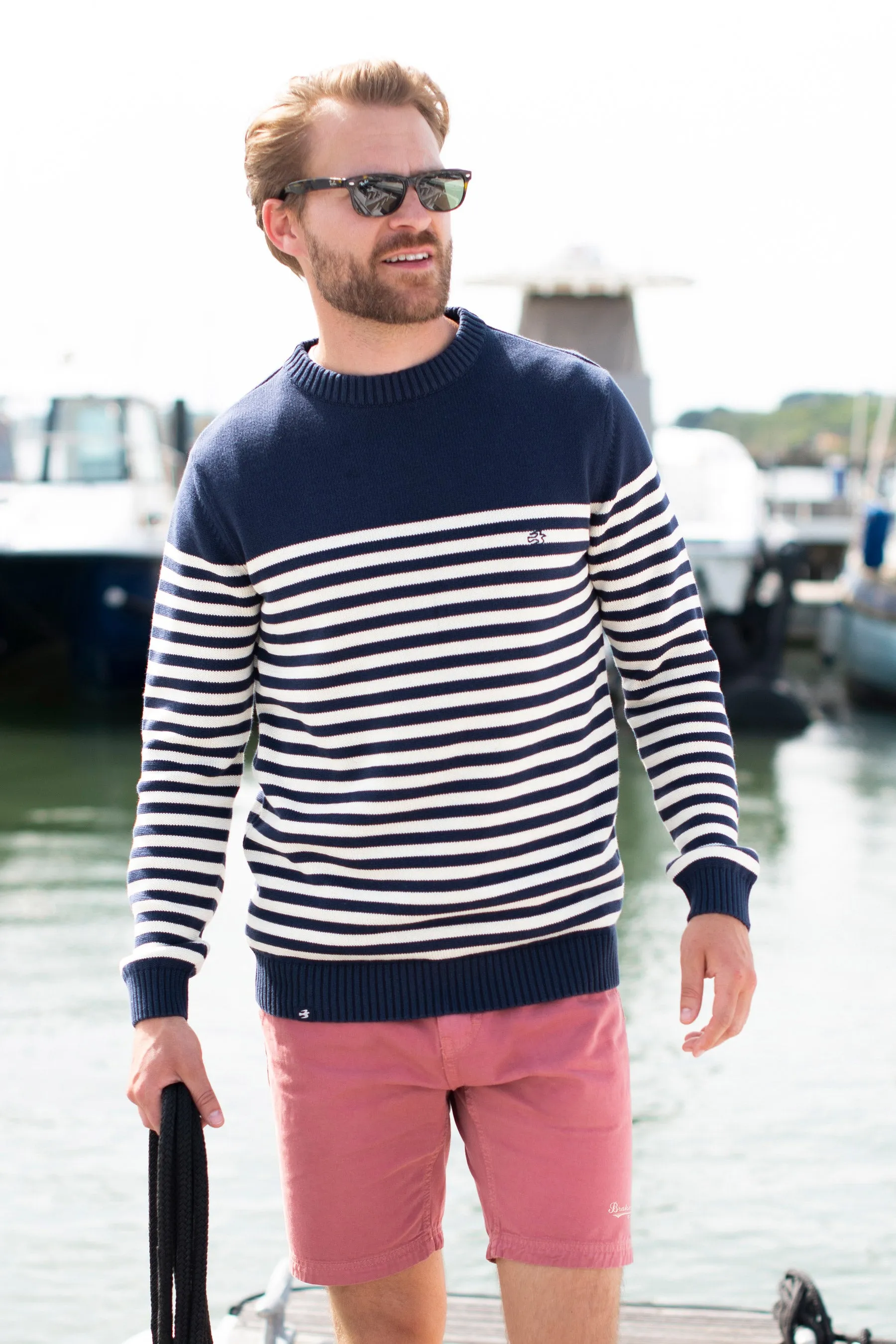 Stripe Crew Neck Jumper