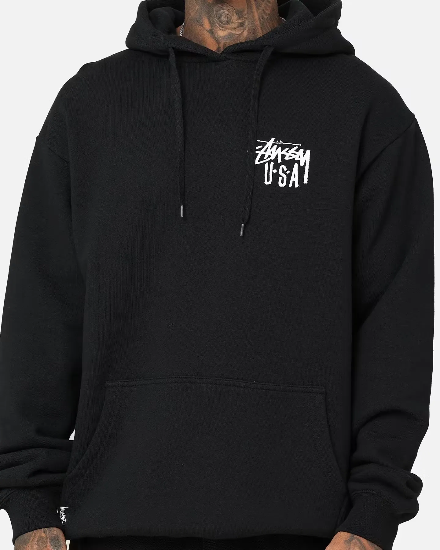 STUSSY  |Pullovers Unisex Street Style Plain Cotton Logo Skater Style