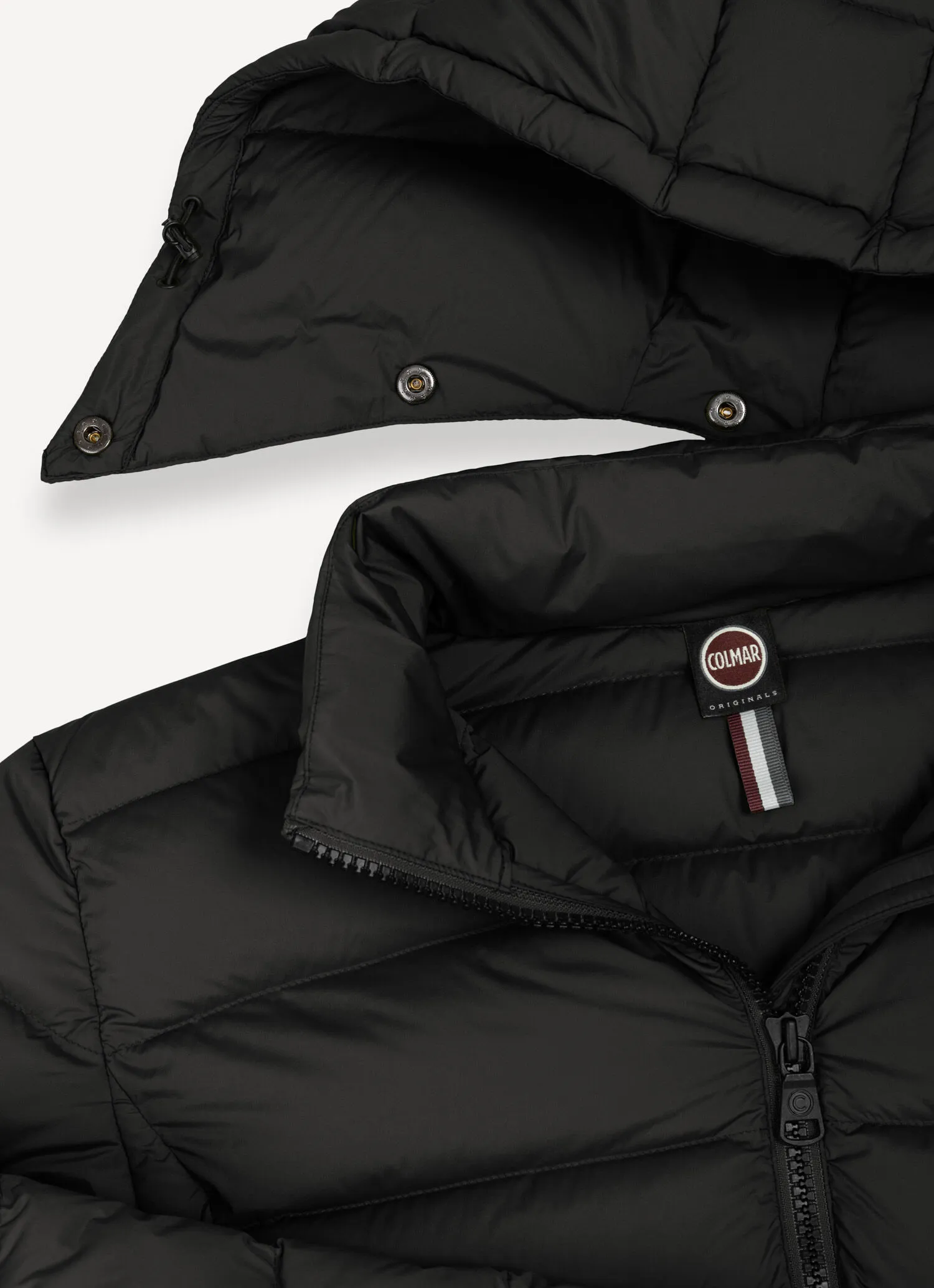 Super-matte stretch down jacket-