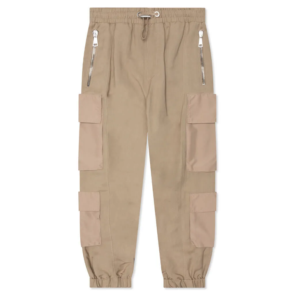 Tapered Cargo Pants - Sable