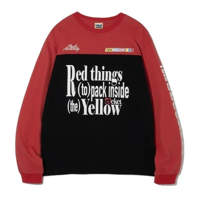 teket  |Unisex Street Style Long Sleeves Cotton Long Sleeve T-shirt