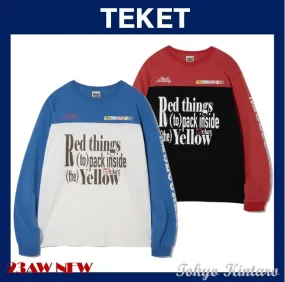 teket  |Unisex Street Style Long Sleeves Cotton Long Sleeve T-shirt