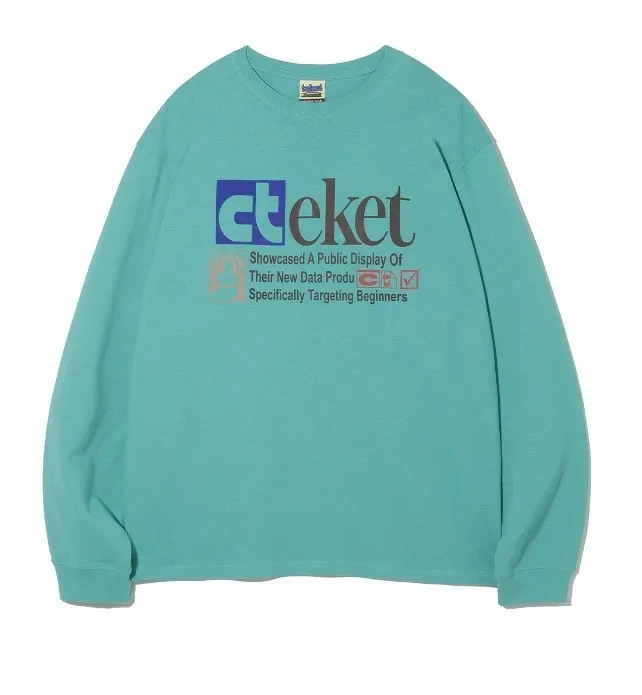 teket  |Unisex Street Style Long Sleeves Long Sleeve T-shirt Logo