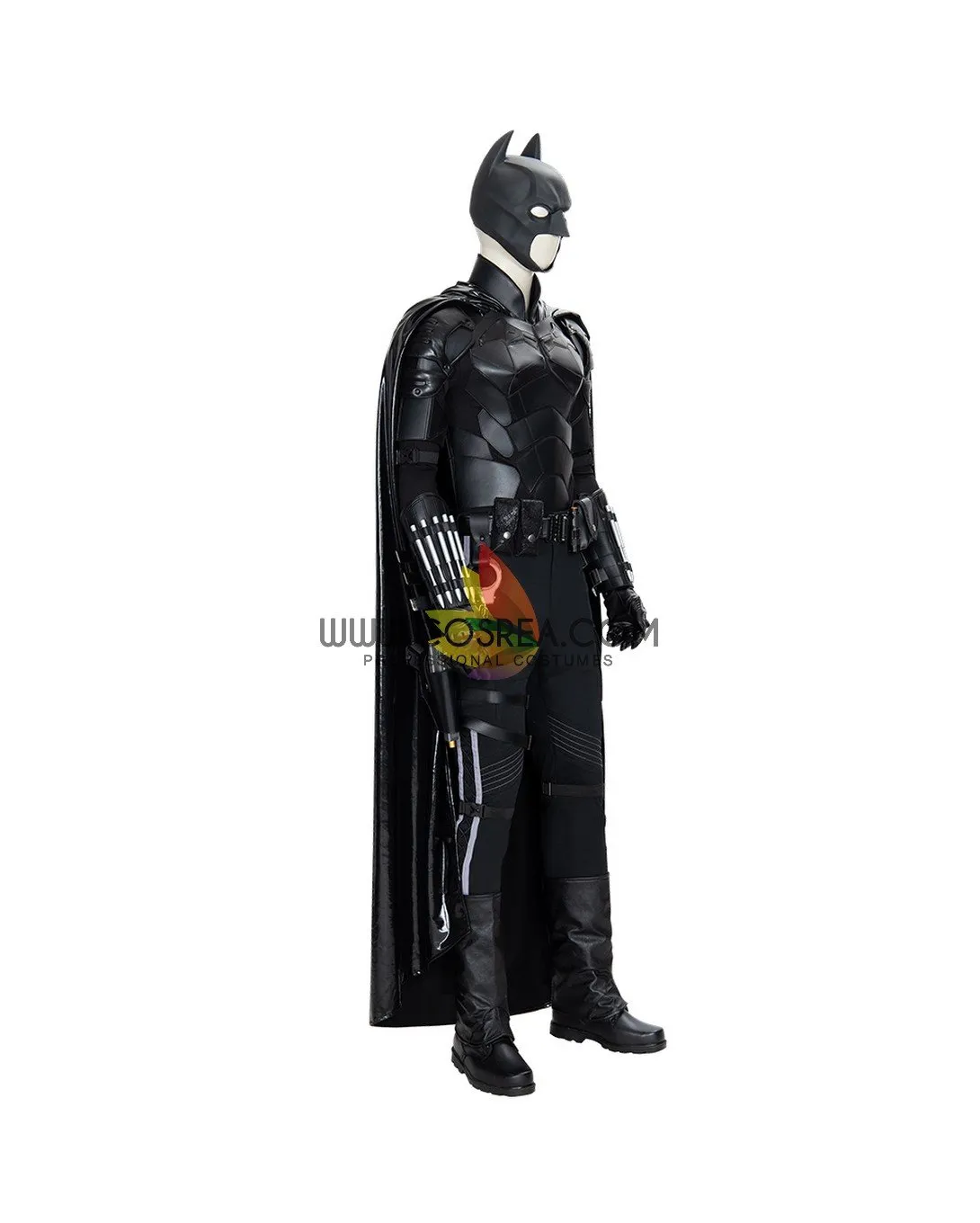 The Batman 2021 Movie Version PU Leather Cosplay Costume