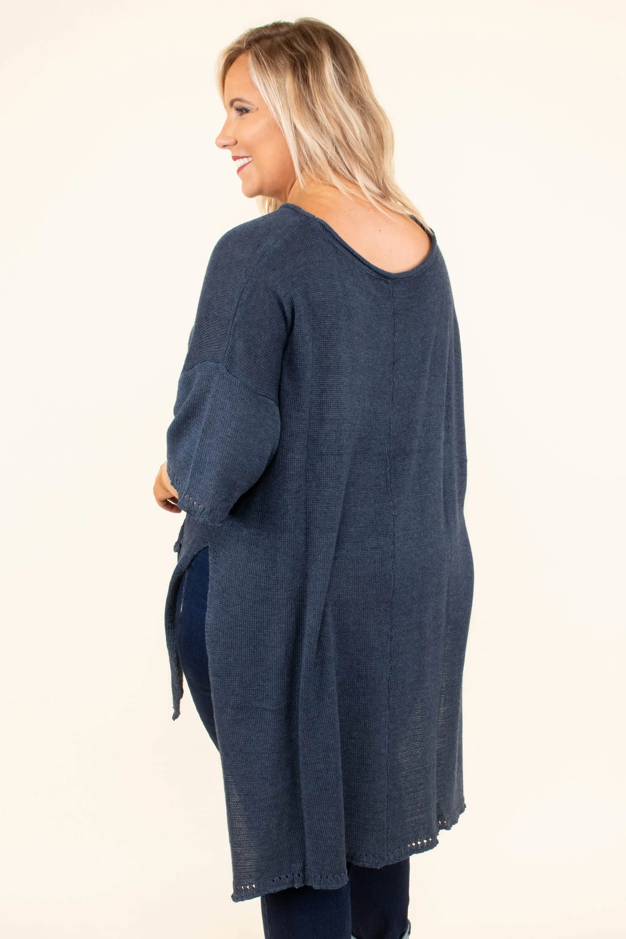 The Lucky One Tunic, Navy