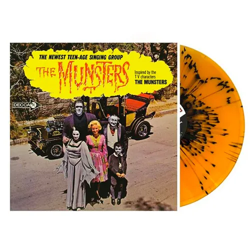 THE MUNSTERS 'THE MUNSTERS' LP (Orange & Black Splatter Vinyl)