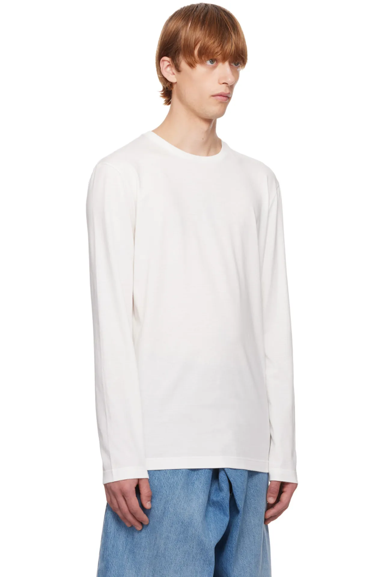 The Row  |Crew Neck Long Sleeves Plain Long Sleeve T-shirt