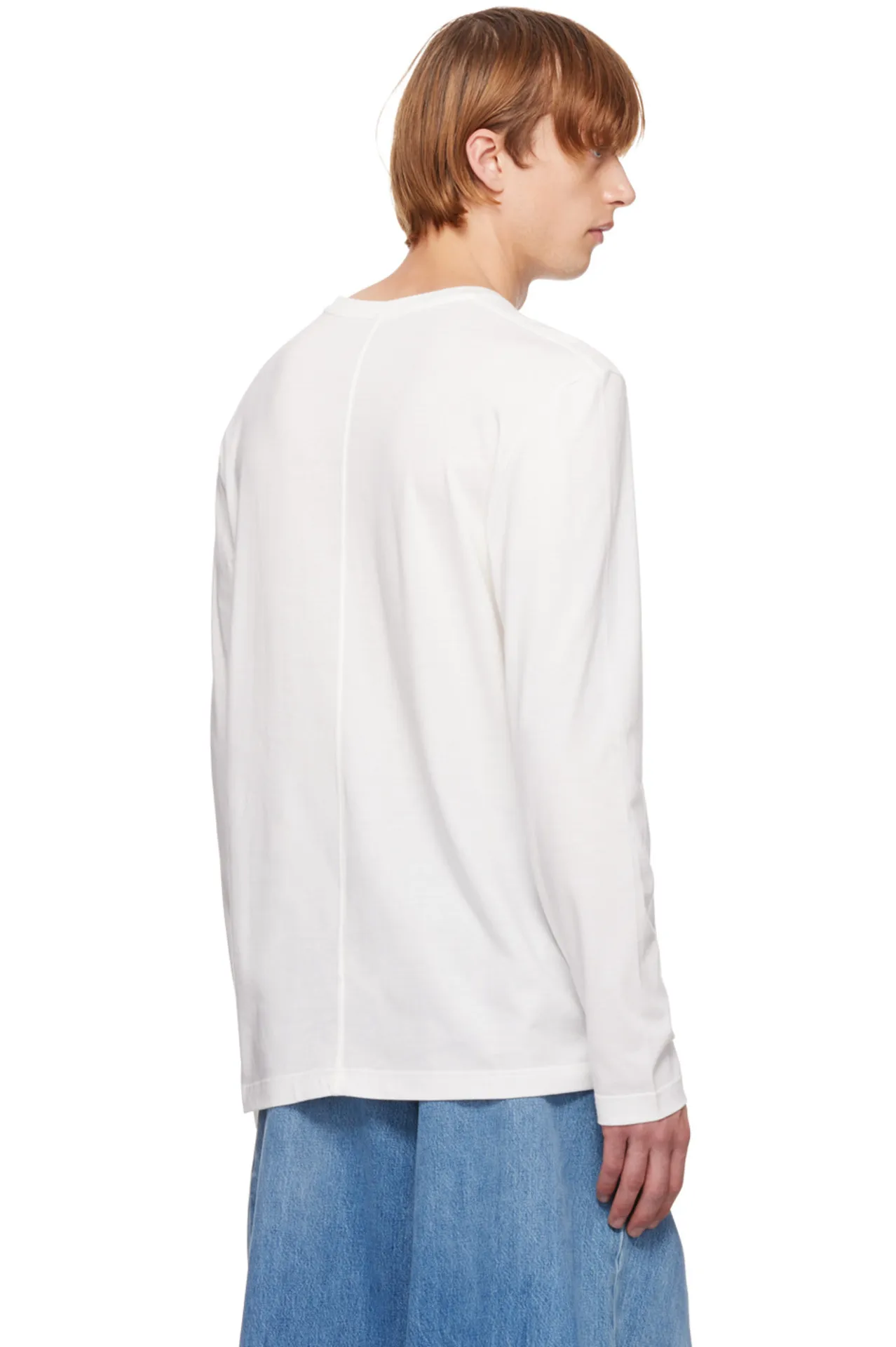 The Row  |Crew Neck Long Sleeves Plain Long Sleeve T-shirt