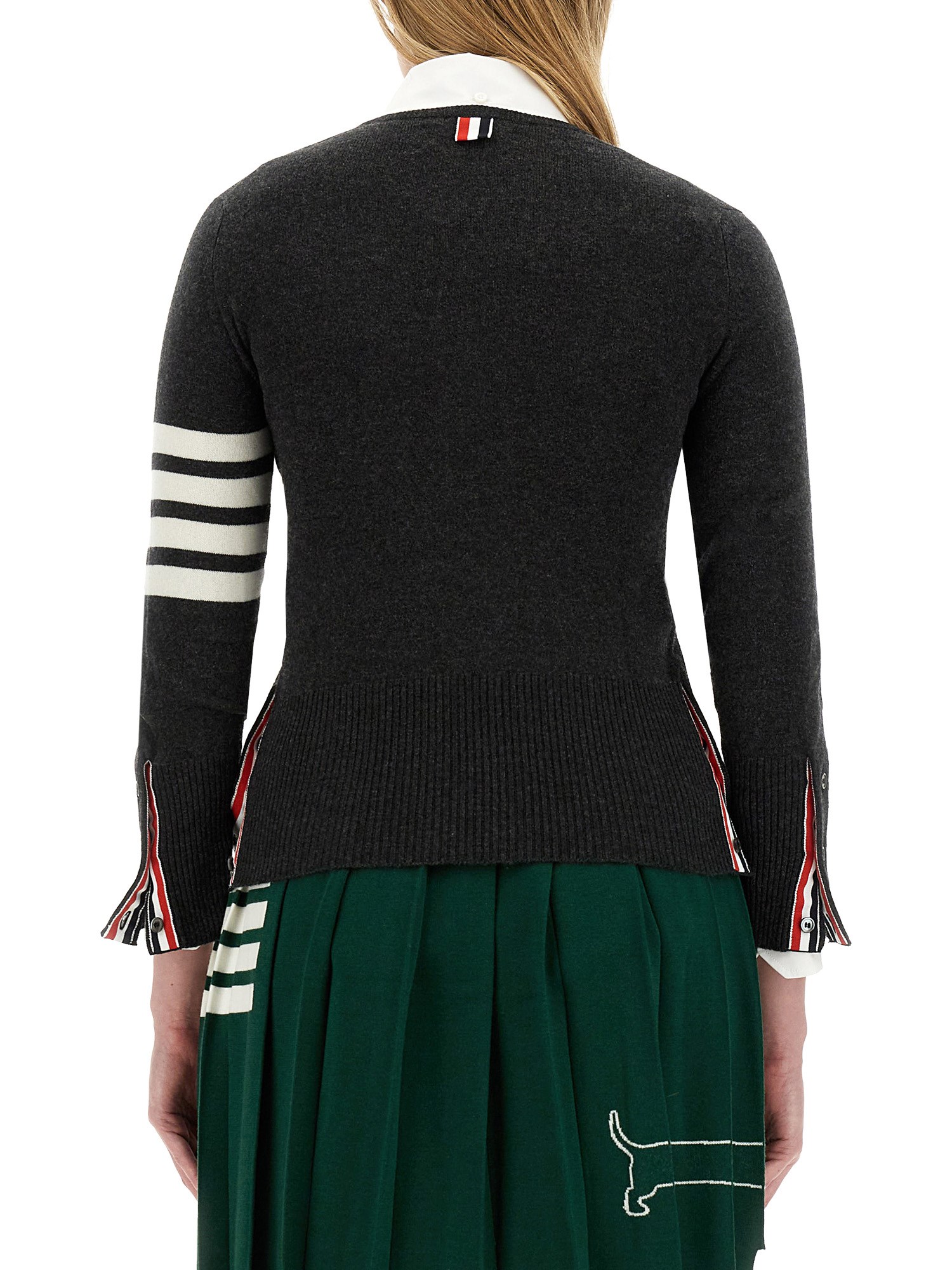 THOM BROWNE    CAHSMERE CARDIGAN